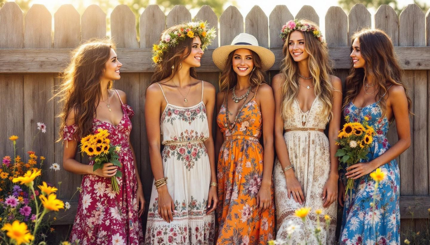 Wie man mit Boho-Kleidern einen individuellen Stil kreiert